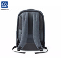 2018 new design durable dark grey polyester anti-theft backpack